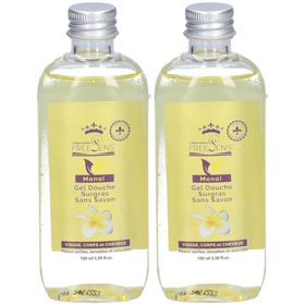 Freesens Gel Douche Surgras Sans Savon au Monoï