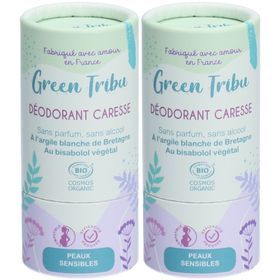 Green Tribu Déodorant caresse Argile blanche de Bretagne