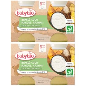 Babybio BRASSÉ COCO MANGUE ANANAS dès 6 mois