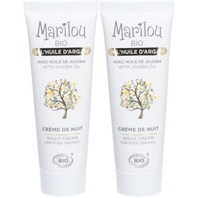 Marilou Bio Crème Visage Nuit à l'huile d'Argan
