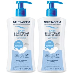 Neutraderm Baby Gel Nettoyant Douceur 3 en 1