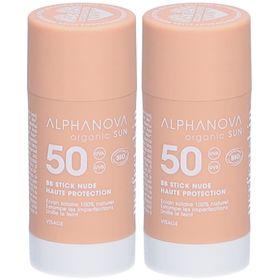 ALPHANOVA Organic Sun BB Stick Nude Haute Protection