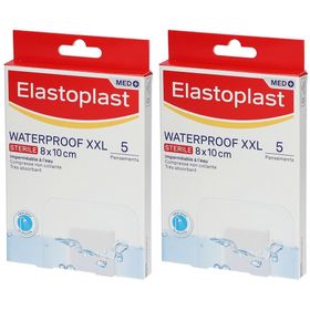 Elastoplast MED Pansements Waterproof XXL 8 x 10 cm