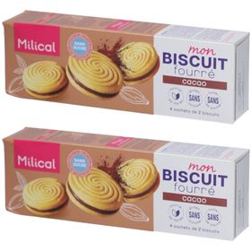 Milical Mon Biscuit Fourré Goût : Chocolat