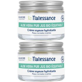 NATESSANCE Crème Soyeuse Hydratante Aloe Vera