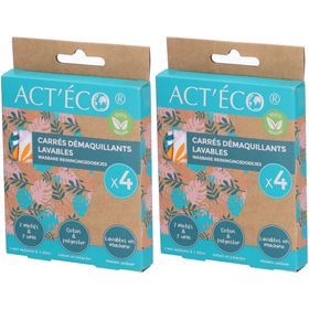 ACT'ECO Carrés démaquillants lavables