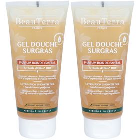 BeauTerra Gel Douche Surgras - Bois de Santal