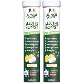 PUNCH POWER Electroboost - Comprimés effervescents au citron avec caféine