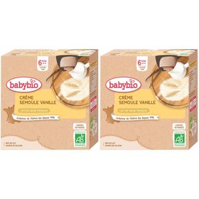 Babybio CRÈME SEMOULE VANILLE dès 6 mois