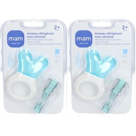 MAM Anneau de dentition réfrigérant avec attache 2 mois et +