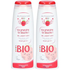 Alphanova Kids Va prendre ta douche ! Fraise & Coton Bio