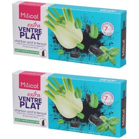 Milical Extra Ventre Plat Charbon actif