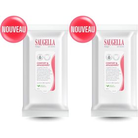 Saugella - Poligyn - Lingette Intime Nettoyante - 15 unités