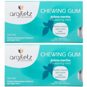Argiletz Argil'Gum menthe sans sucre