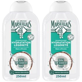 Le Petit Marseillais Shampooing Hydratation Légèreté - Eau de Coco Bio