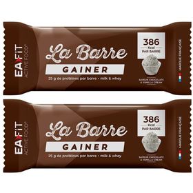 EA-FIT La Barre Gainer Chocolat et Crème vanille