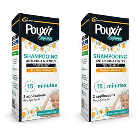 POUXIT Shampooing Anti-Poux & Lentes Parfum Abricot