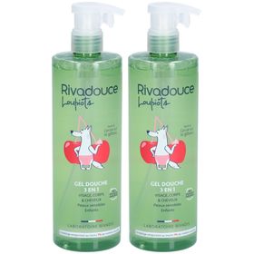 Rivadouce Gel Douche 3-En-1 Cerise Sur le Gâteau