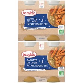 Babybio CAROTTE DES LANDES PATATE DOUCE BLÉ dès 6 mois