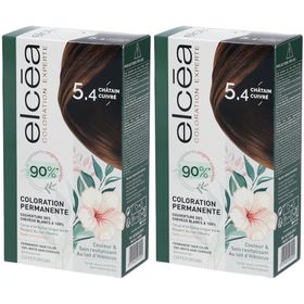 ELCÉA Coloration Experte Permanente Châtain cuivré – 5.4