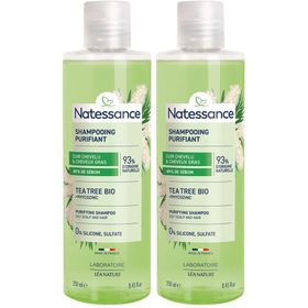Natessance Shampooing Équilibrant Détoxifiant Tea Tree