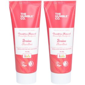 THE HUMBLE® CO Dentifrice Naturel Fraise Végan