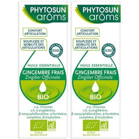 Phytosun Arôms – Huile Essentielle Gingembre frais BIO – 100 % pure et naturelle  – 5 ml