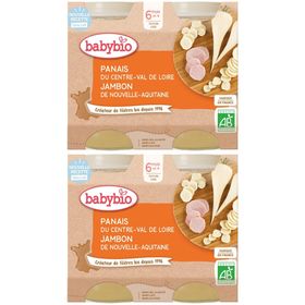 Babybio PANAIS DU CENTRE-VAL DE LOIRE JAMBON DE NOUVELLE-AQUITAINE dès 6 mois