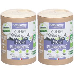 Nat&Form Charbon végétal activé en gélules