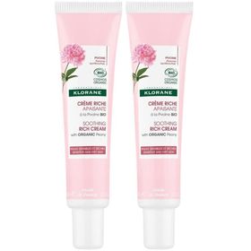 KLORANE Crème Riche Apaisante à la Pivoine BIO — Peaux sensibles et sèches