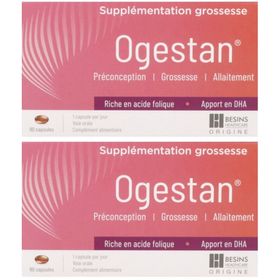 Ogestan complément grossesse avec oméga 3, vitamines et minéraux