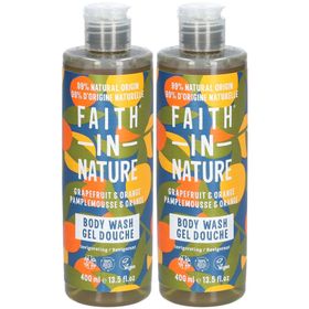 FAITH IN NATURE Gel douche Pamplemousse & Orange