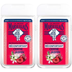 Le Petit Marseillais Gel Douche Extra Doux Réconfortant Cerise & Jasmin