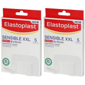 Elastoplast MED Pansements Sensibles XXL 8 x 10 cm