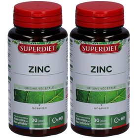 Superdiet Zinc d’Origine Végétale – Immunité, Peau, Cheveux