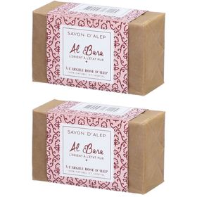 Al Bara Savon d'Alep à l'huile d'olive pure et à l'argile rose