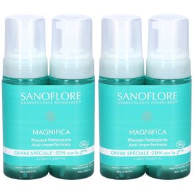 SANOFLORE Magnifica Mousse Nettoyant Anti-Imperfections x2