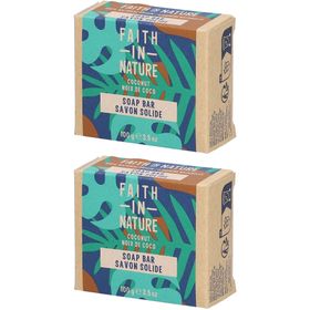 FAITH IN NATURE Savon solide Noix de coco