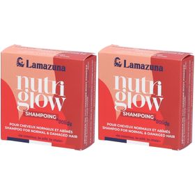 Lamazuna® Nutri Glow Shampooing solide pour cheveux normaux & abîmés