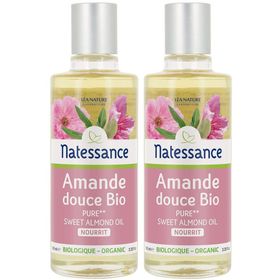 Natessance Huile d’Amande Douce Bio Peaux Sensibles Visage et Corps