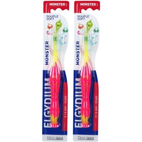 Elgydium Kids brosse à dents monster 2-6 ans