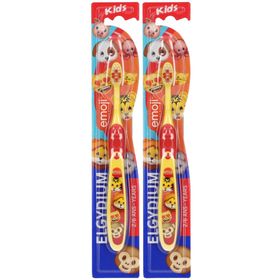 ELGYDIUM Kids Brosse à dents Emoji 2 - 6 ans