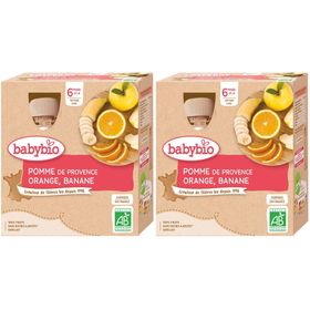 Babybio POMME DE PROVENCE ORANGE BANANE dès 6 mois