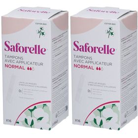 Saforelle® Tampon avec applicateur Coton BIO