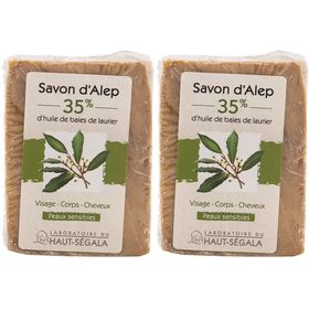 Laboratoire du Haut-Ségala Savon d'Alep 35% Baies de Laurier
