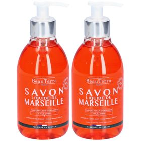 BeauTerra Savon Liquide de Marseille - Fleur d'Oranger