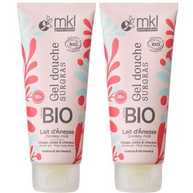 MKL Gel Douche Surgras Certifié Bio - Lait d'Ânesse