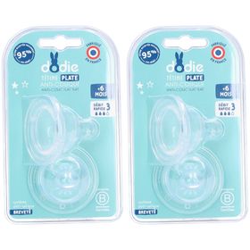 dodie® Tétine de biberon anti-colique Sensation+ Fast flow 3