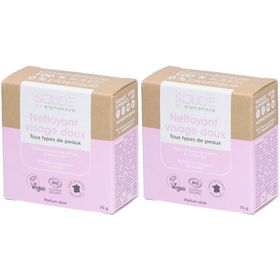 ALPHANOVA Nettoyant visage doux solide pour tous types de peaux