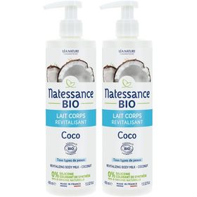 Natessance Lait Corps Revitalisant Coco Bio Hydratation Intense